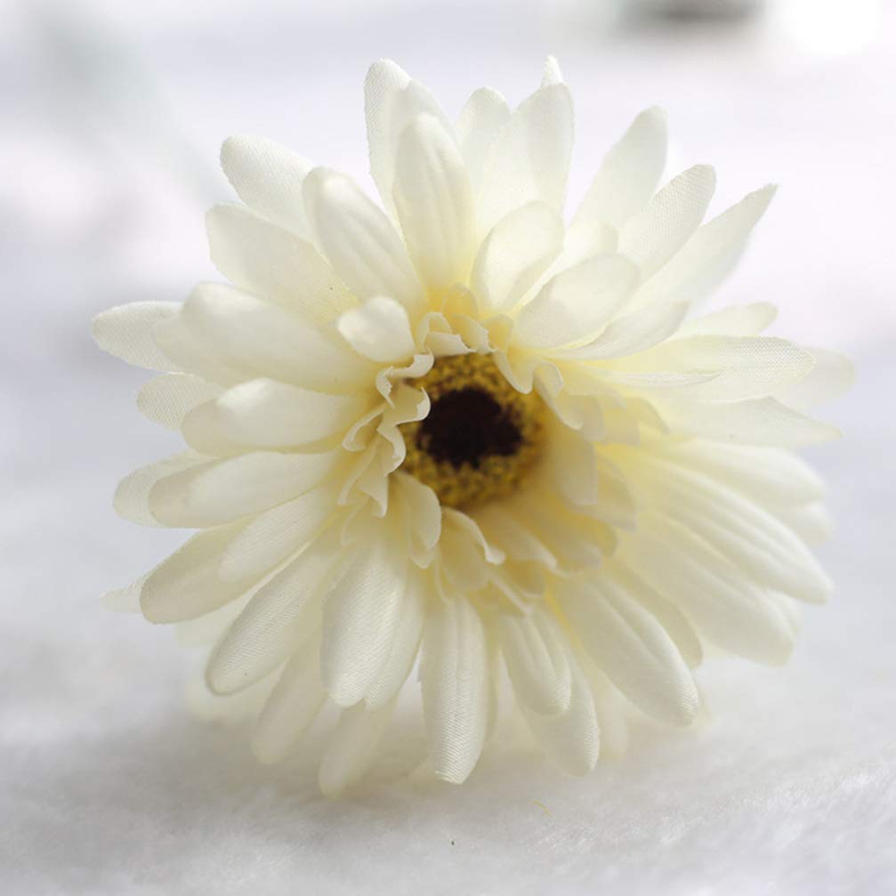 BESPORTBLE 10pcs Artificial Gerbera Flowers - African & European Style Wedding Bouquet Decorations, Fake Flower Arrangements for Home, Party, and Event Decor