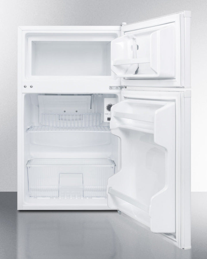 Accucold 19-Inch Wide Compact Refrigerator Freezer with Adjustable Shelves - CP351WLL - Perfect for Dorms, Offices, and Small Apartments
