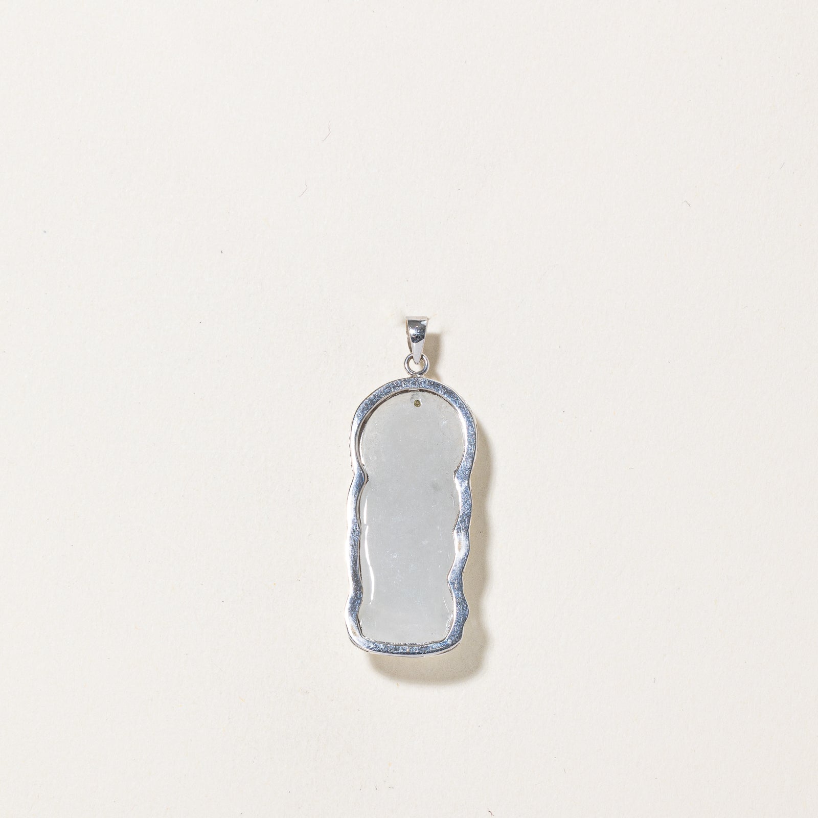 21.00ct Natural Grey Jadeite Buddha Pendant - Hand Carved Buddhist Jewelry for Meditation, Spiritual Protection & Gift Giving
