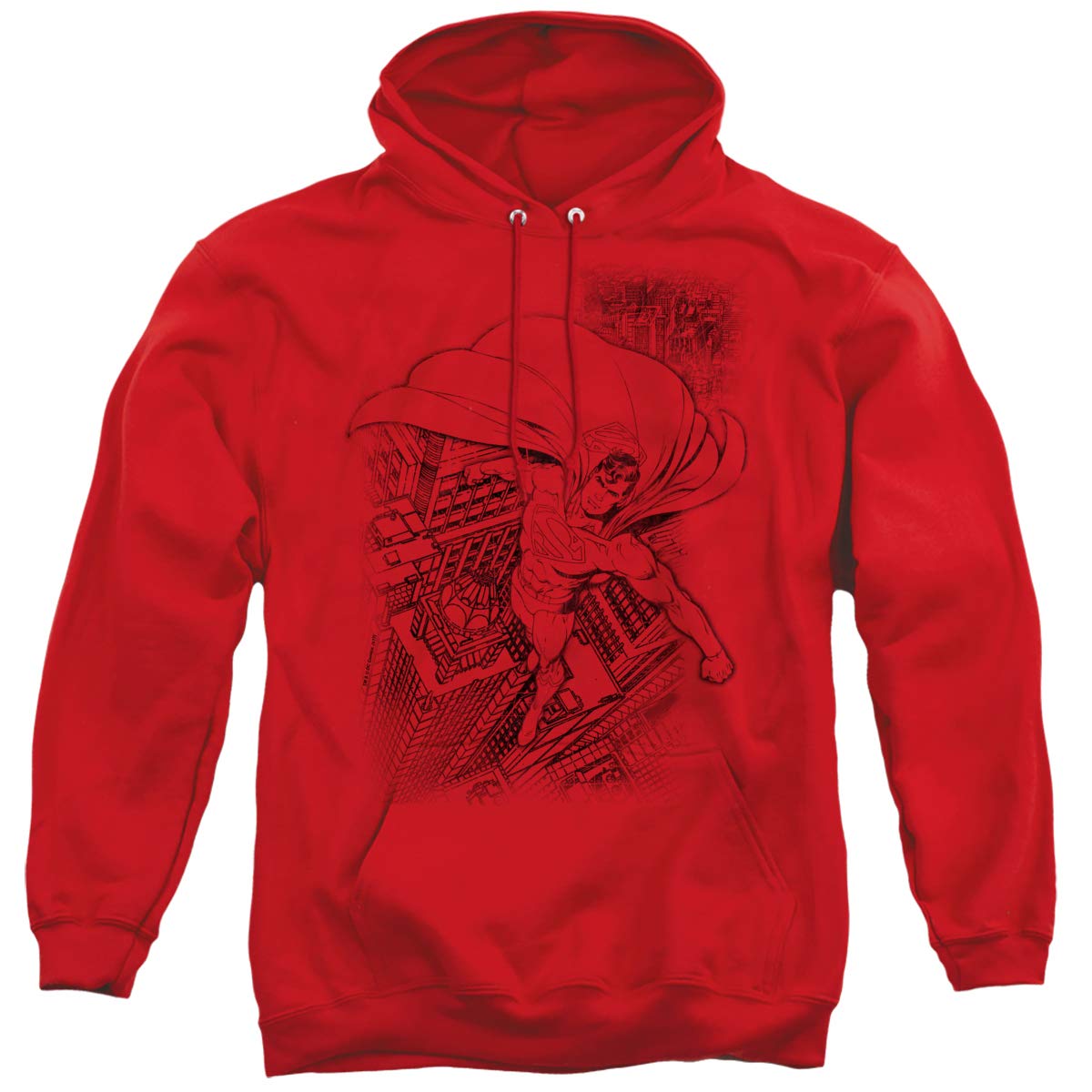 Superman Hoodie for Adults - Unisex Pullover for Casual Wear