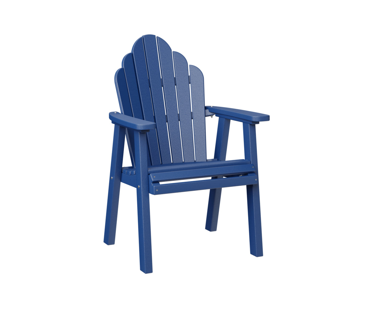 Berlin Gardens Cozi Back Dining Chair - Comfortable Patio & Outdoor Dining Chair for Garden, Deck, and Restaurant Use
