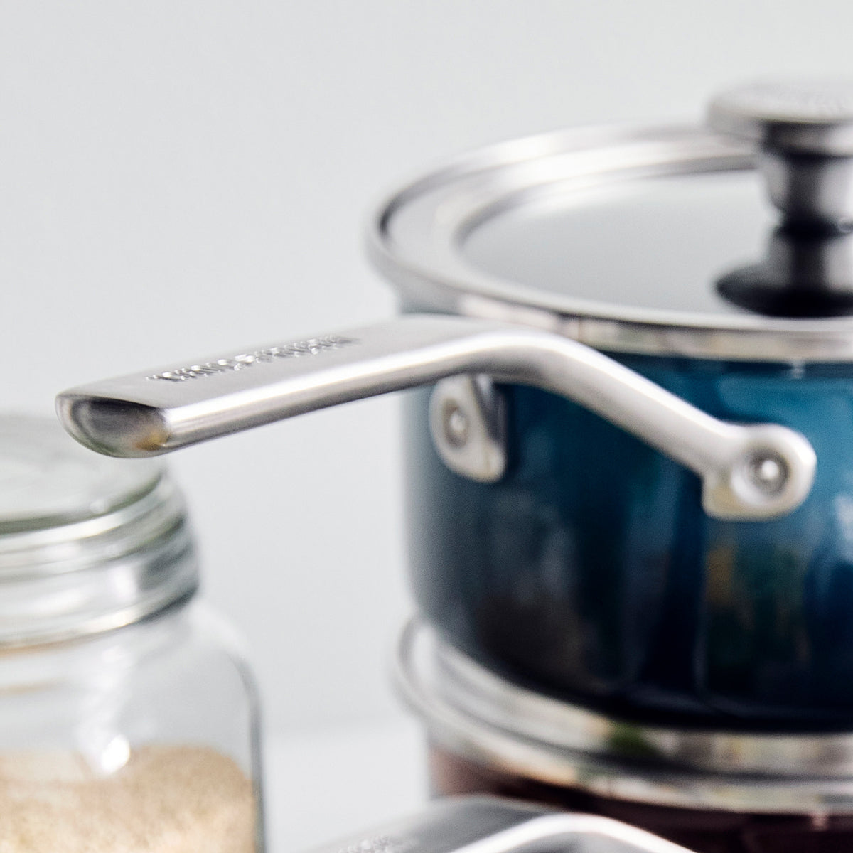 Premium Merten & Storck 1.5 Quart Enameled Steel Saucepan with Glass Lid - Durable Aegean Teal Cookware for Sauces, Soups & Stews | Perfect for Stovetop Cooking & Kitchen Gifts