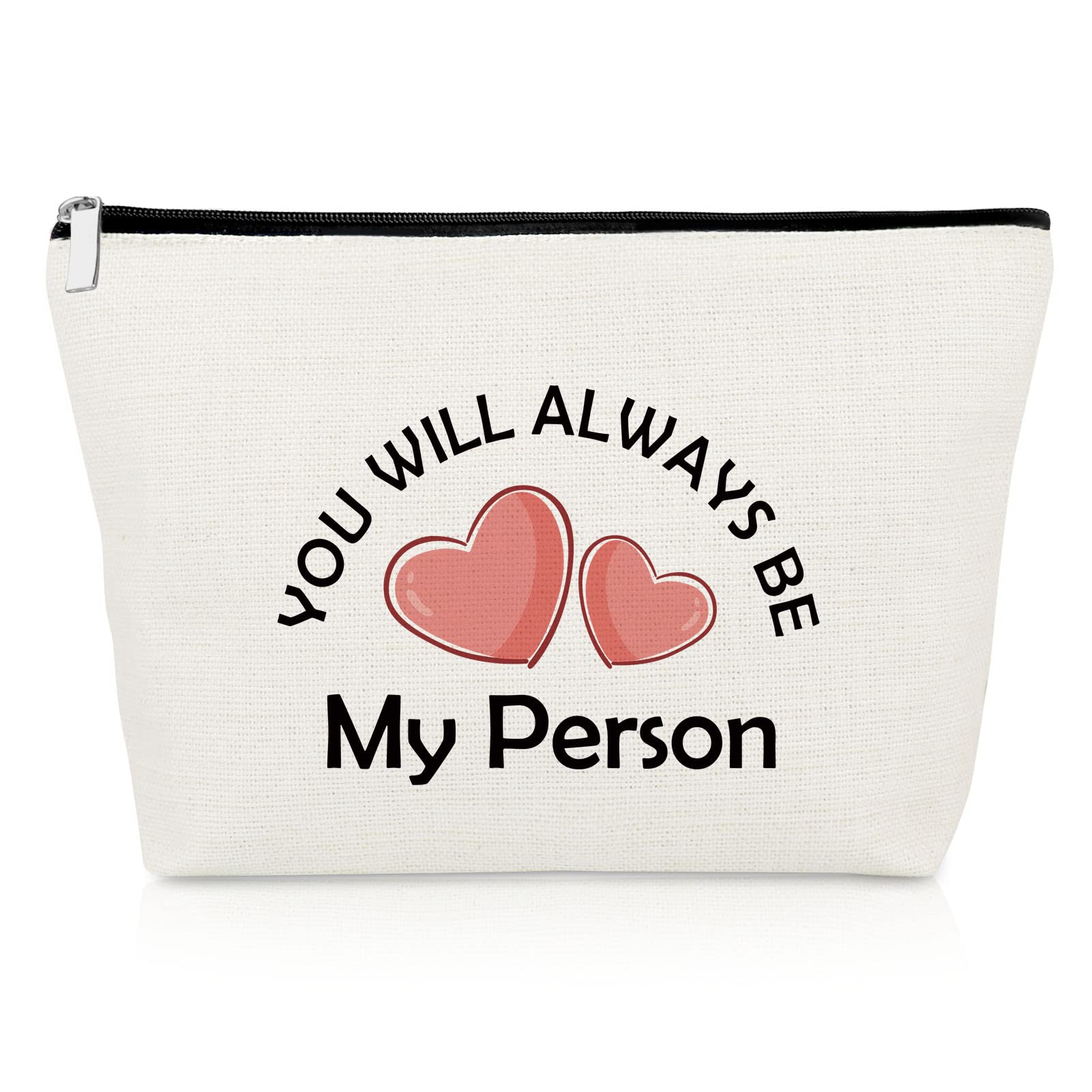 Funny Romantic Makeup Bag for Girlfriend - Birthday, Christmas, Valentine's Day Gift from Boyfriend or Husband - Cute Cosmetic Pouch for Her, Wife, Best Friend - Perfect for Travel, Date Night, and Everyday Use