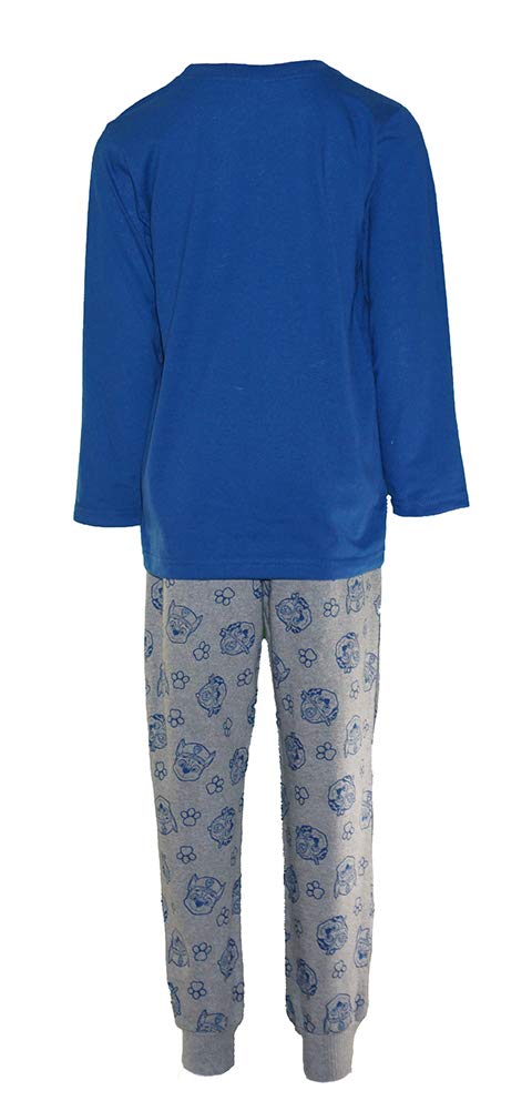 Paw Patrol Nickelodeon Boys' 2-Piece Crew Neck Jogger Set - Soft Cotton Pajama Outfit for Kids, Toddler Lounge Wear & Playtime Comfort