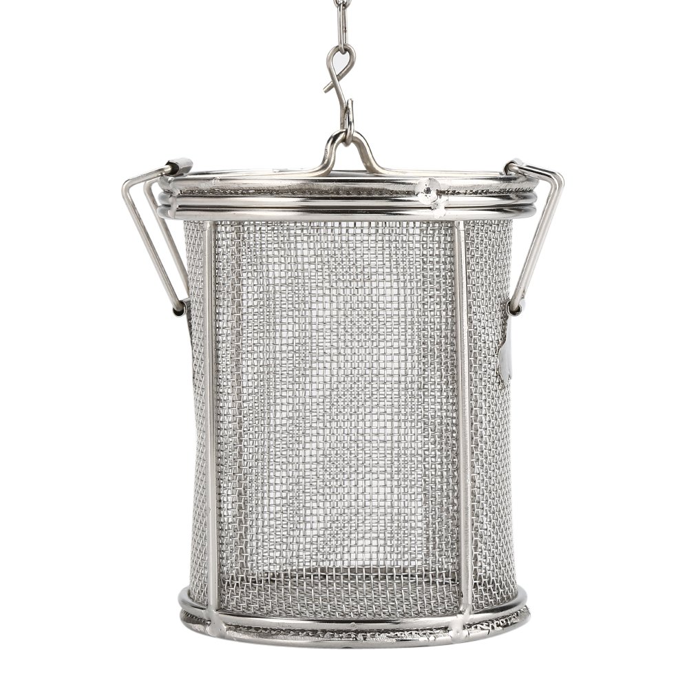 Premium Stainless Steel Tea Strainer & Spice Filter - Fine Mesh Kitchen Tool for Loose Tea, Herbs, Soup Seasonings | Ideal for Home Brewing, Cooking & Baking