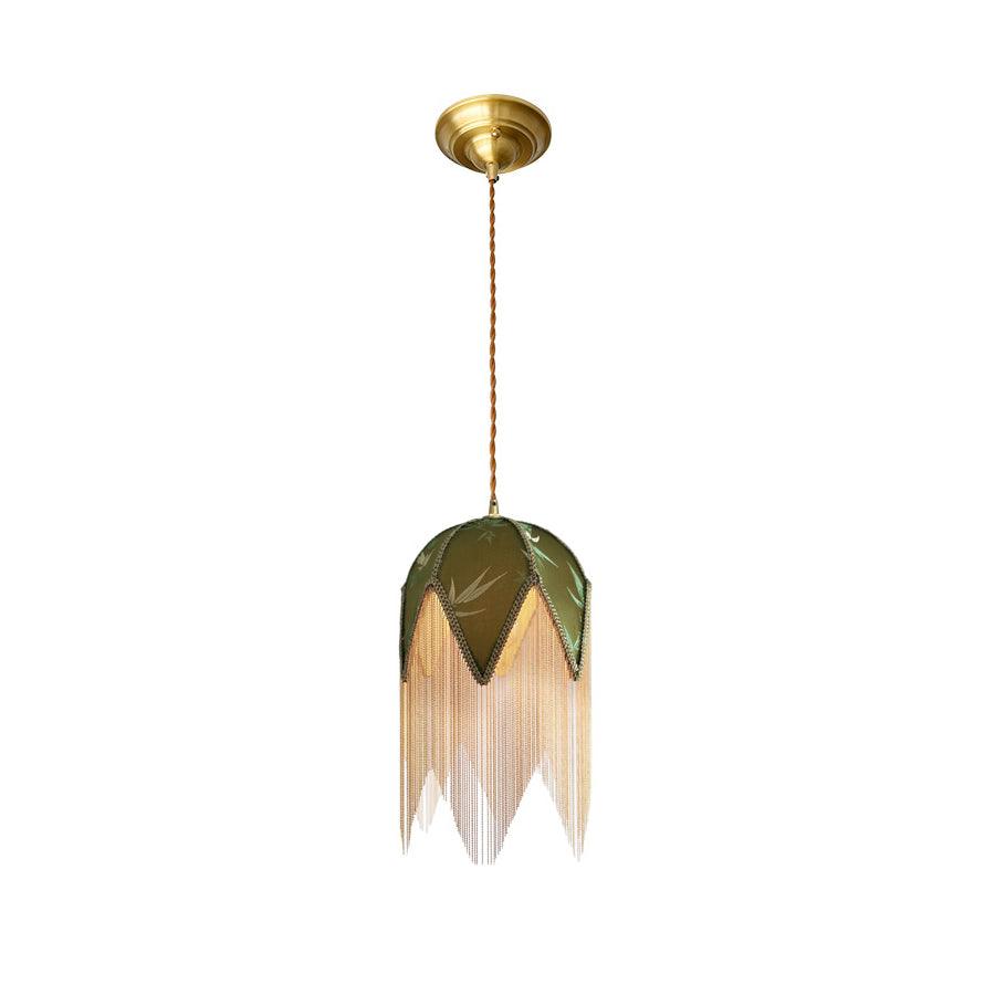 Stylish Bette Fringed Pendant Lamp - Modern Boho Chandelier for Dining Room, Bedroom & Living Room Decor