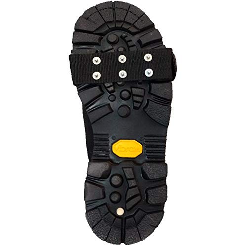 Non-Slip Ice Cleats for Shoes - Traction Straps for Walking on Ice & Snow - Perfect for Hiking, Running, and Winter Safety