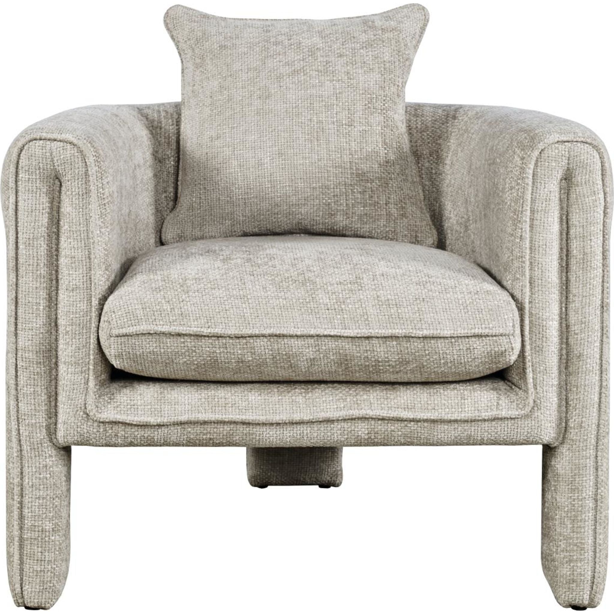 Adley Accent Chair - Modern Upholstered Living Room Chair with Solid Wood Legs | Perfect for Home Office, Bedroom, or Reading Nook