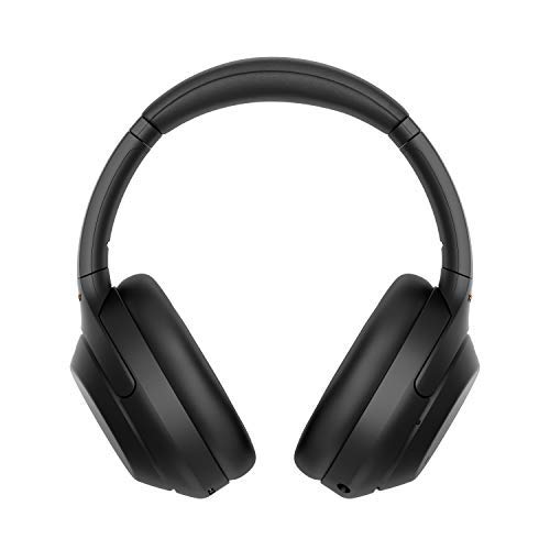 Sony WH-1000XM4 Wireless Bluetooth Noise Cancelling Headphones with Built-in Mic, Alexa Voice Control, 30-Hour Battery - Perfect for Travel, Work & Music Lovers (Black) - Includes USB Charger & Cleaning Cloth