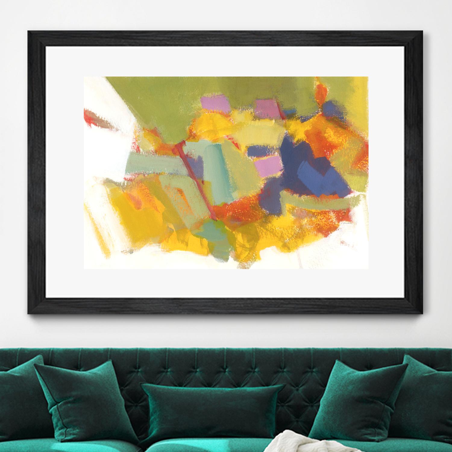 Abstract Art Print - Modern Wall Decor for Living Room, Bedroom & Office | High-Quality Canvas Painting for Home & Office Decor