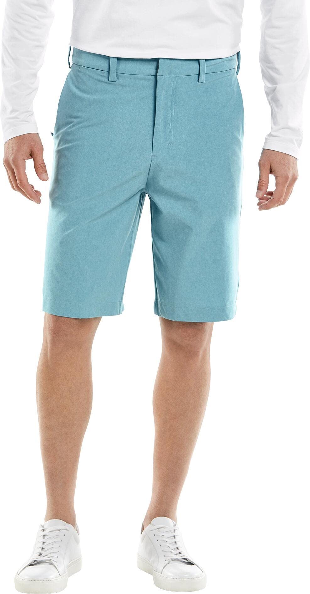 Coolibar UPF 50+ Men's Sun Protective Trek Hybrid Shorts - Lightweight Quick-Dry Hiking & Outdoor Adventure Shorts for Beach, Camping & Travel