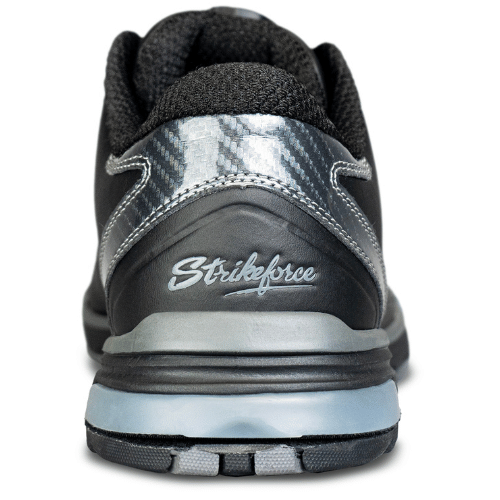 KR Strikeforce Charge Black Men's Left-Hand Performance Bowling Shoes - Perfect for Competitive Bowling & League Play