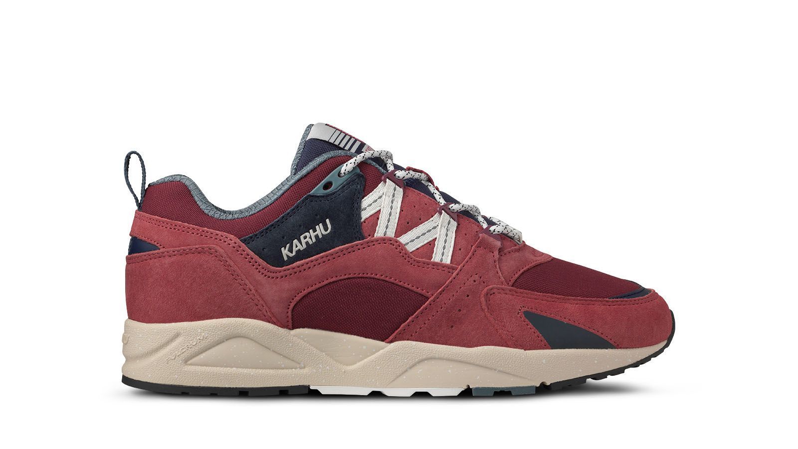 FUSION 2.0 Mineral Red & Lily White Running Shoes - Lightweight Athletic Sneakers for Women, Gym Workout & Casual Wear
