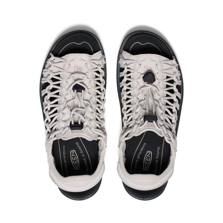 Women's UNEEK II Open Toe Sneakers - Lightweight Comfortable Walking Shoes | Silver Birch/Black Color | Perfect for Hiking, Travel & Casual Wear
