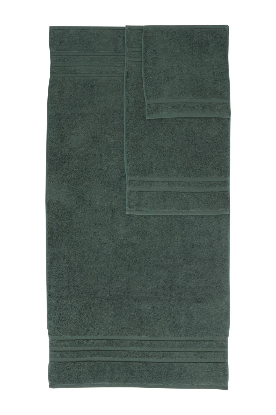 Premium Turkish Cotton Bath Towel Set - 6-Piece Dark Green Luxury Hotel & Spa Towels | Ultra Soft & Highly Absorbent for Bathroom, Pool & Spa Use