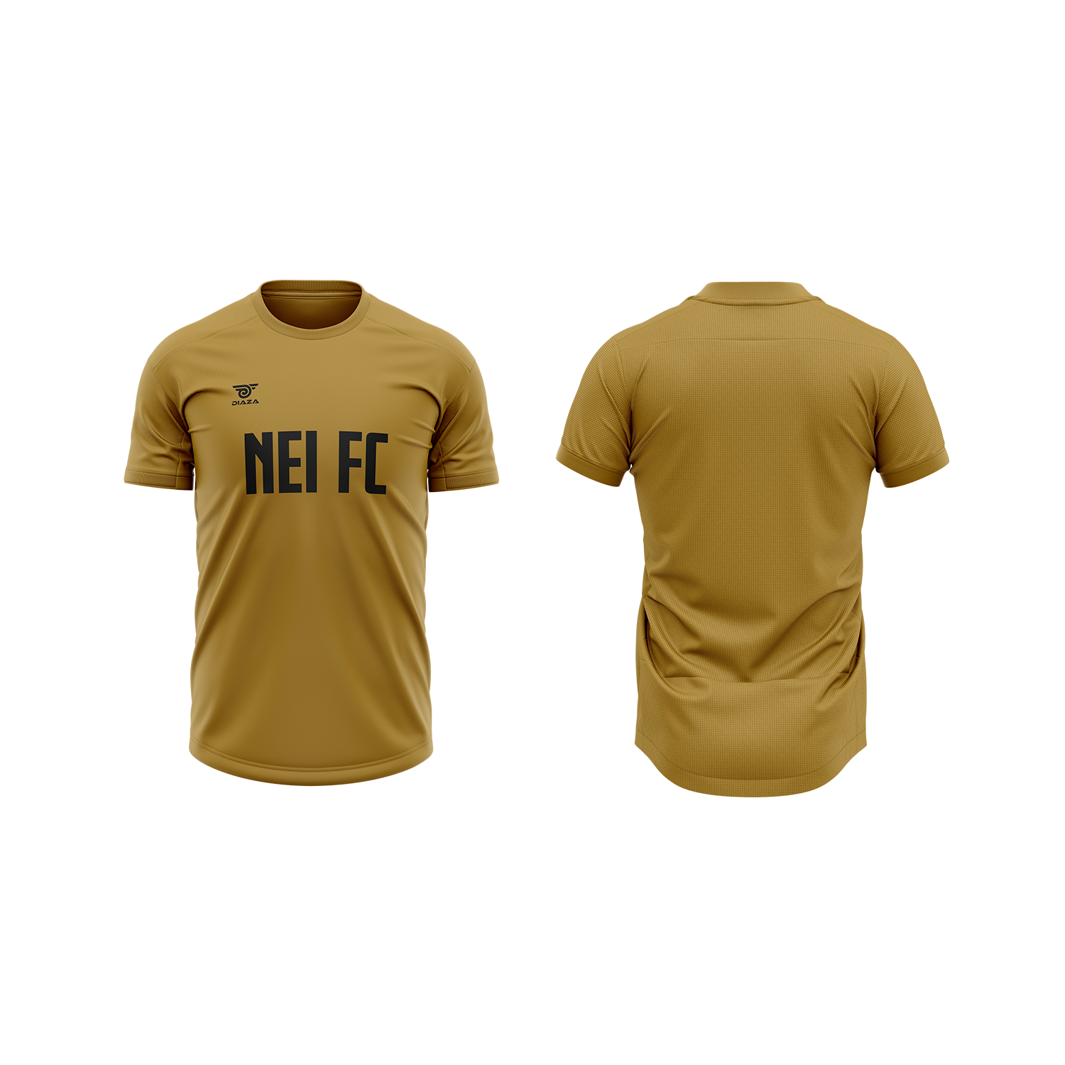 NEI FC Dipro Gold T-Shirt - Premium Quality Soccer Jersey for Men - Perfect for Matches, Training & Fan Support