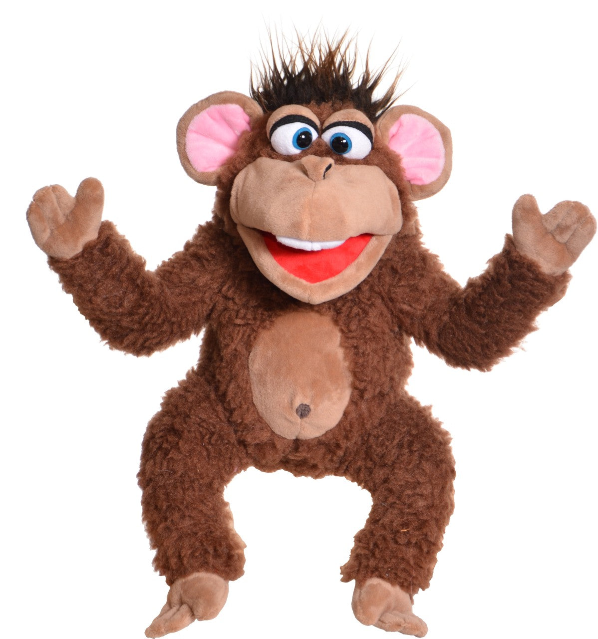 36cm Manson Monkey Hand Puppet - Soft Plush Animal Puppet Toy for Kids, Storytelling & Role Play (Code 240) | Perfect for Classroom Activities, Birthday Gifts & Interactive Play