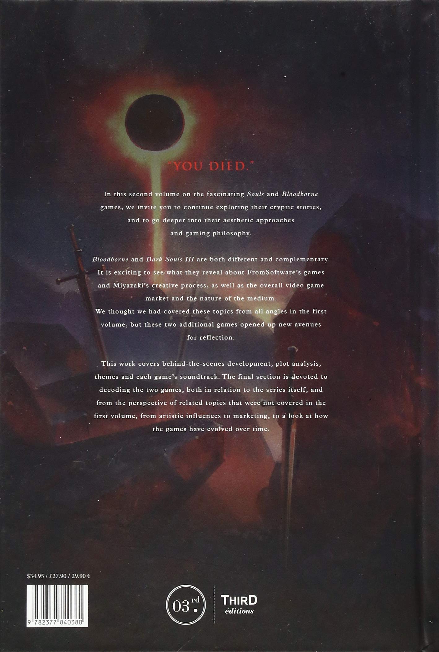 Dark Souls: Beyond the Grave Volume 2 - Bloodborne & Dark Souls III Art Book | Video Game Lore Collection | Perfect for Gamers & Fantasy Art Fans