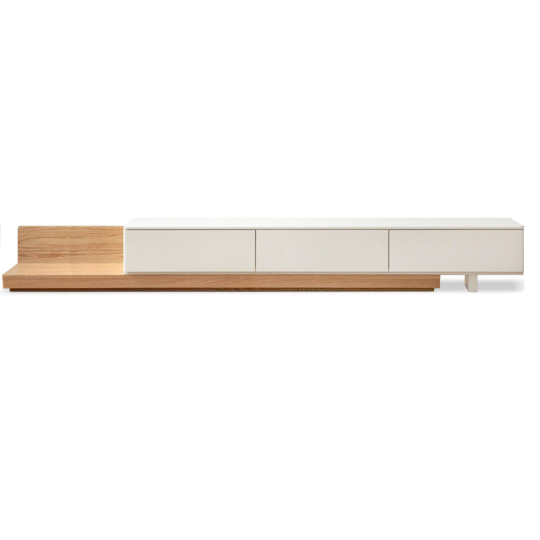 88.5-137.7х15.7х11.8 inch/ 225-350х40х30сm/ Natural Wood color/ telescopic TV cabinet+ 1.2m coffee table