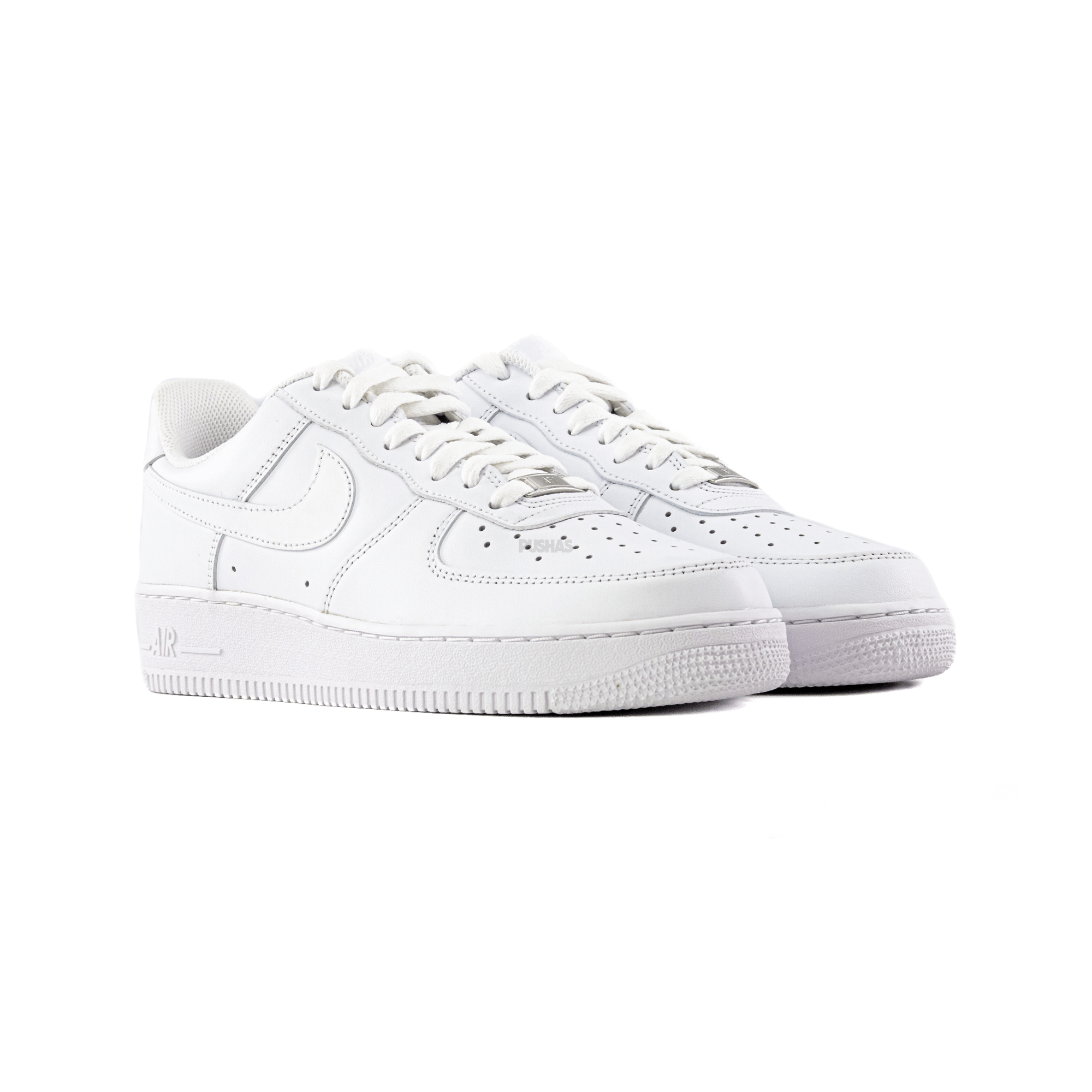 Nike Air Force 1 Low '07 Triple White Sneakers - Men's Classic White Leather Basketball Shoes (2020 Release) | Perfect for Casual Wear, Street Style & Everyday Fashion