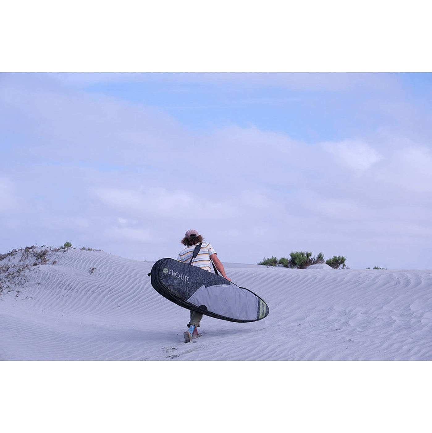 **Pro Lite Board Bag - Rhino Travel Bag for Shortboards 6'0 to 6'6 (Holds 1-2 Boards) - Durable Surfboard Cover for Travel & Storage**