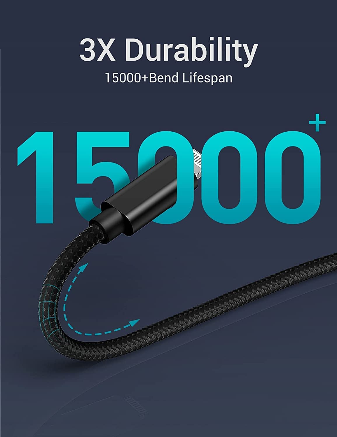 MOBISTAR 6.6ft USB C to Lightning Cable Fast Charging 3A PD Braided Cord for iPhone 14 13 12 11 Pro Max X XR XS 8 Plus iPad AirPods - Durable Charger for Home Office Travel Car (Black)