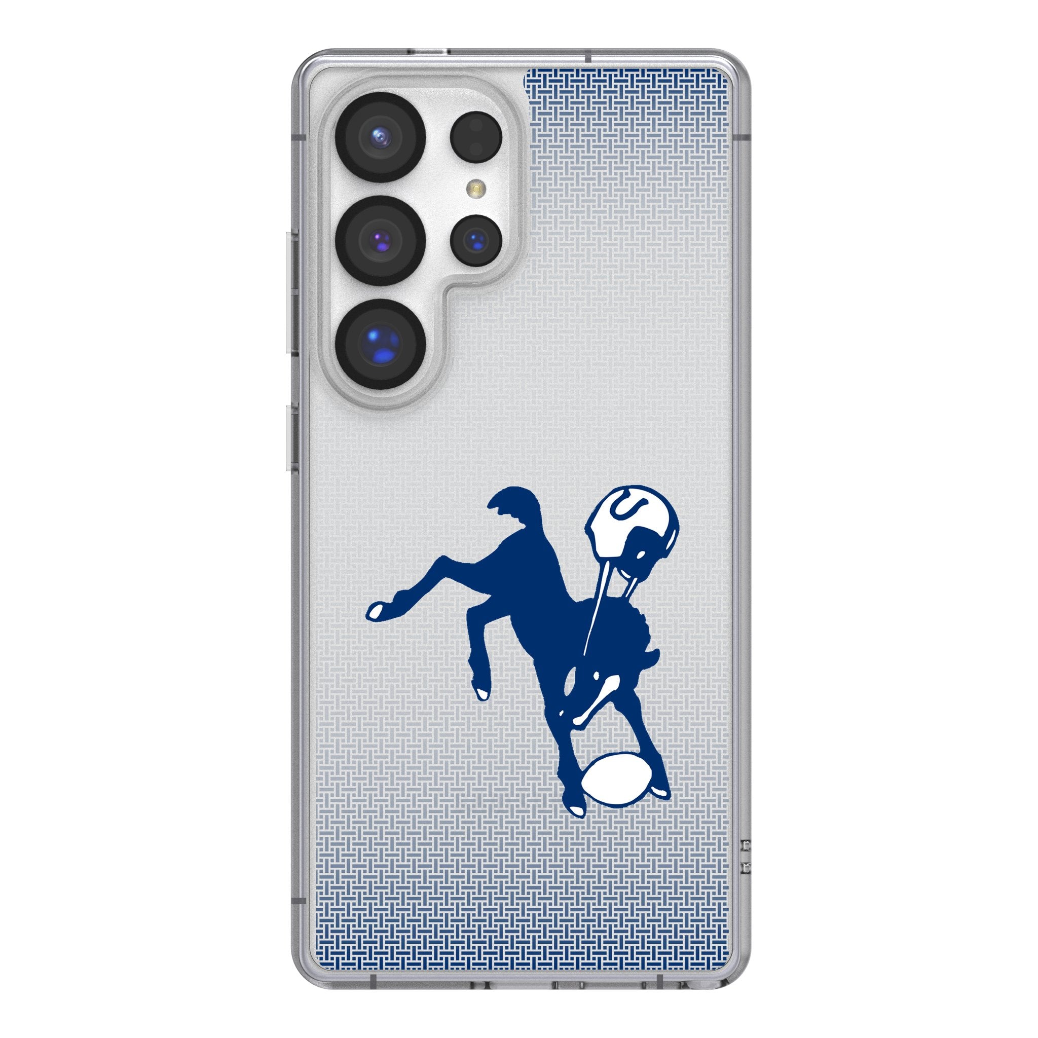 Vintage Baltimore Colts 1946 Historic Collection Linen Clear Phone Case for Samsung Galaxy S21/S20/Note 20 - Retro NFL Football Team Design, Slim Protective Cover for Everyday Use & Sports Events