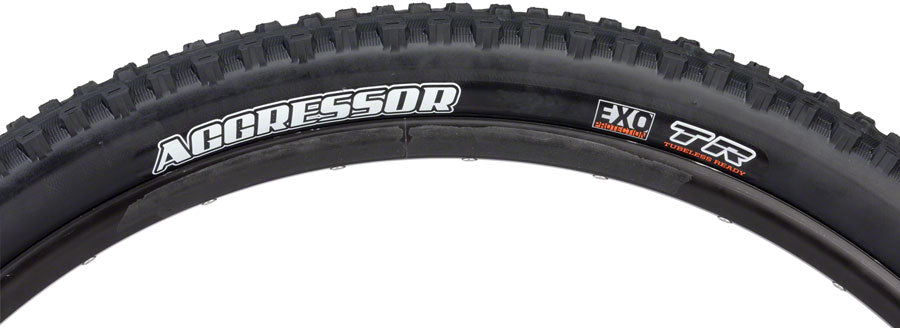Maxxis Aggressor 29 x 2.3 Tubeless Folding MTB Tires - 2 Pack, Black, Dual EXO Casing (TB96882000) - Perfect for Trail Riding, Enduro & Mountain Biking Adventures