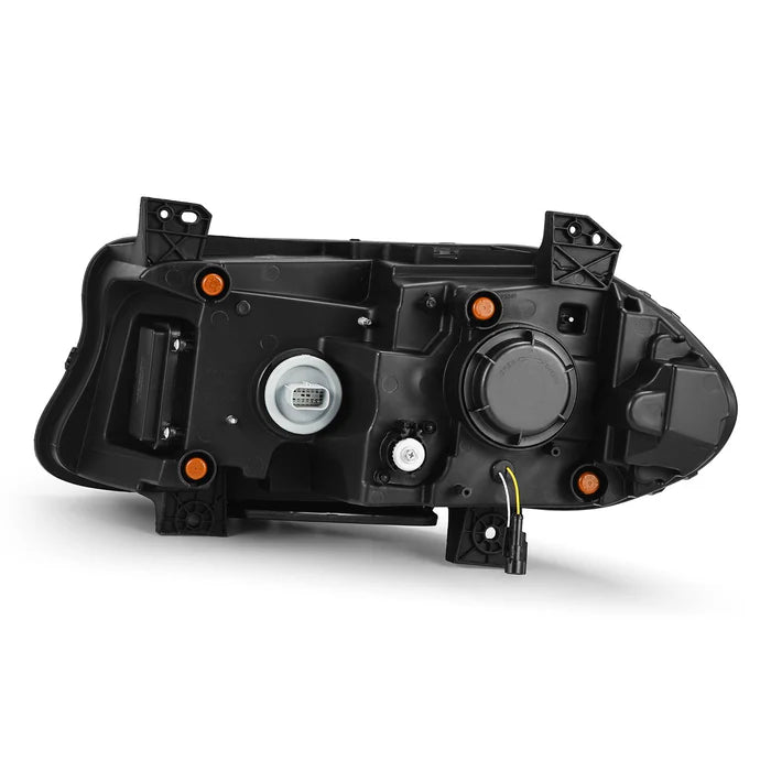 15-23 Dodge Charger NOVA Series LED Projector Headlights - Alpha Black Housing - High Performance Lighting Upgrade for Night Driving & Custom Car Styling