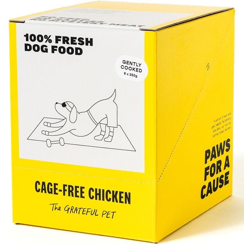 Premium Gently Cooked Cage-Free Chicken Frozen Dog Food – 2kg | Grain-Free, High-Protein, All-Natural | Perfect for Small & Large Breeds, Sensitive Stomachs & Picky Eaters