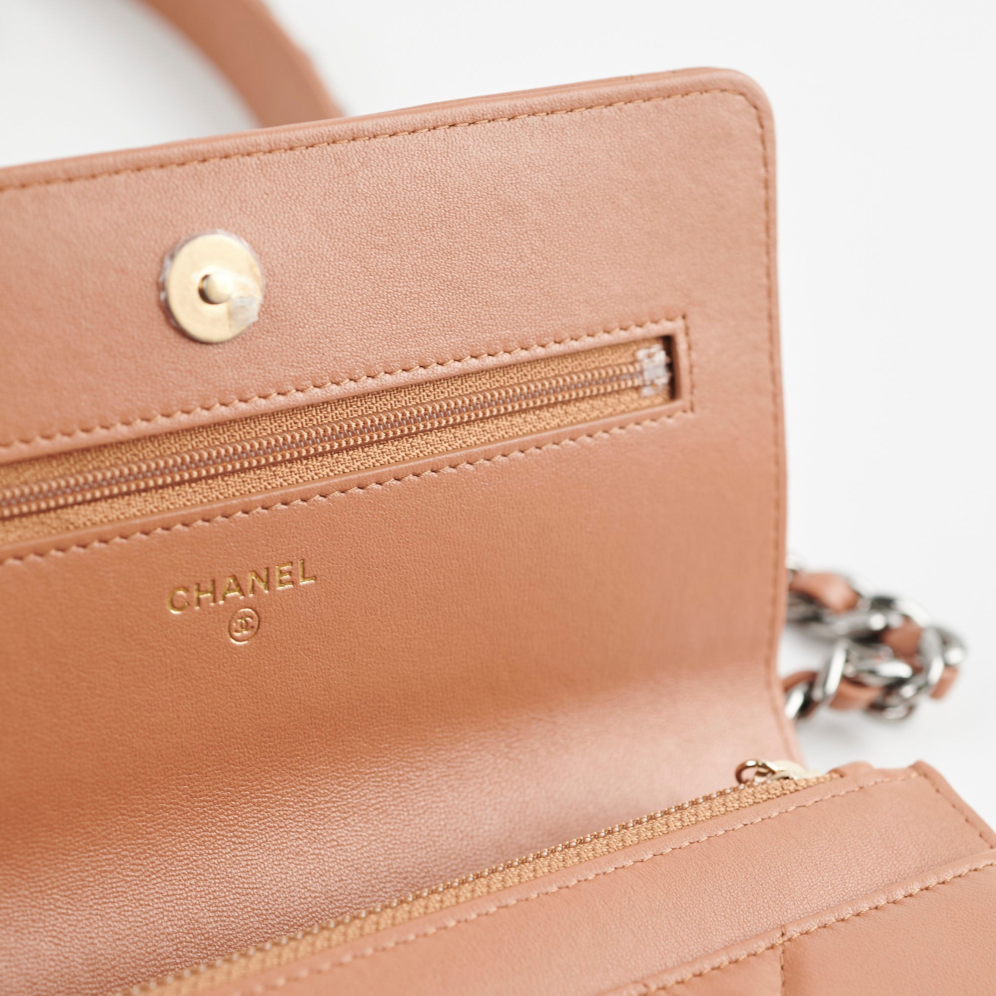 Chanel 19 Wallet On Chain WOC Bag in Caramel - Luxury Crossbody Bag for Women, Perfect for Parties, Date Nights & Everyday Use