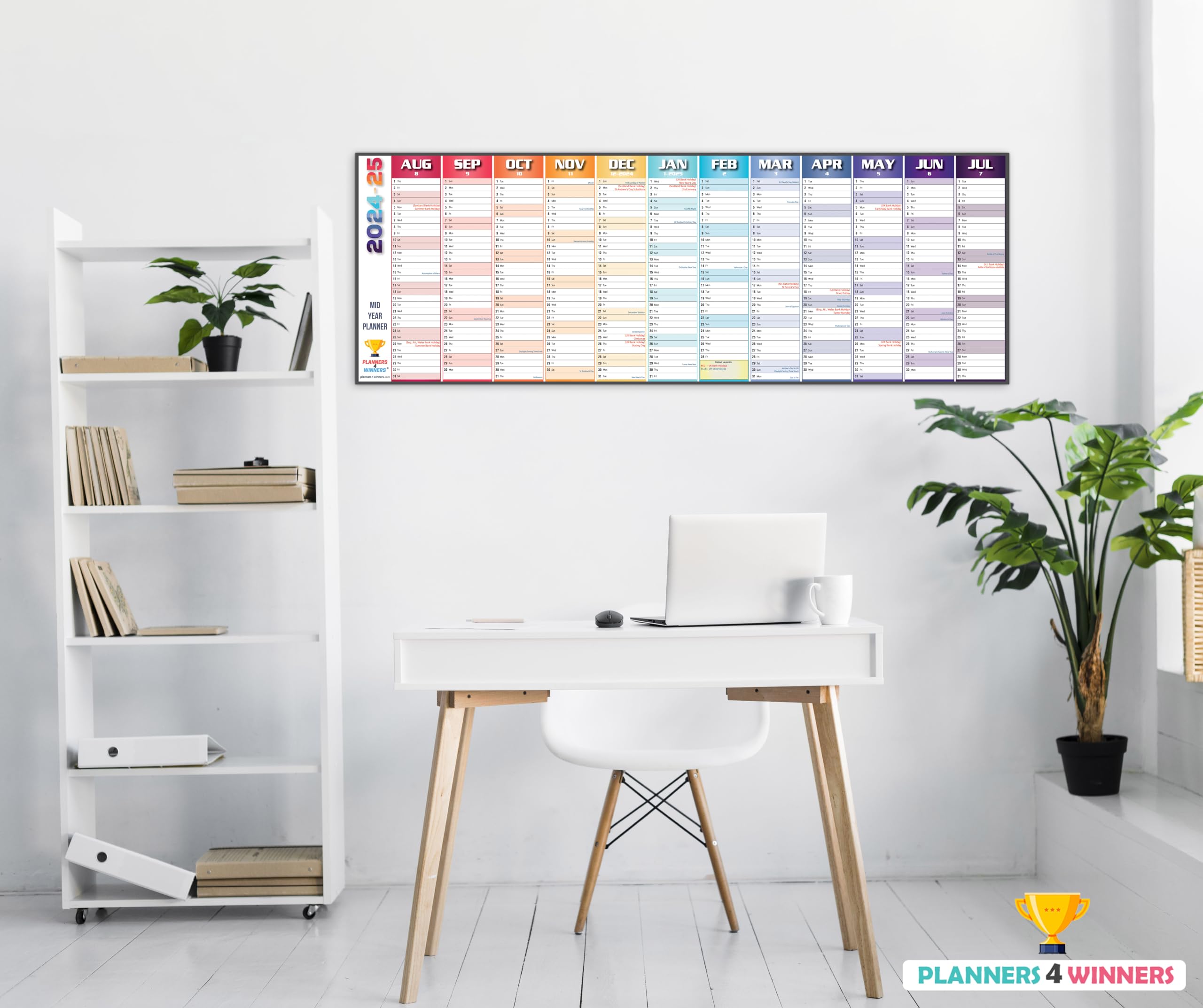 2024-2025 Extra Large Academic Year Wall Planner (47