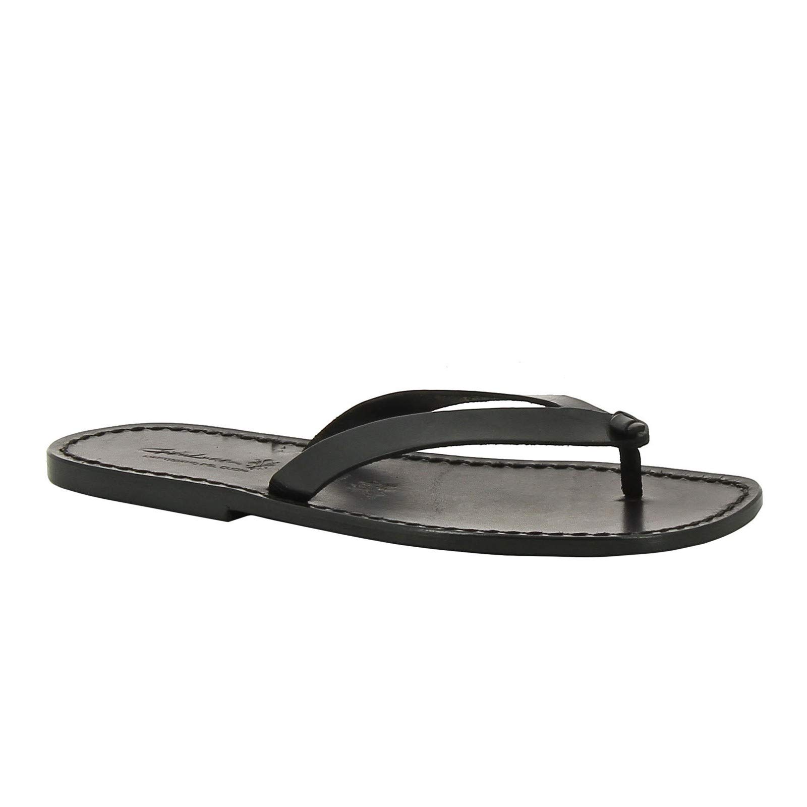 Gianluca Handmade Men's Leather Slippers - Artisan Crafted Genuine Leather House Shoes for Men | Perfect for Indoor Comfort & Lounge Wear