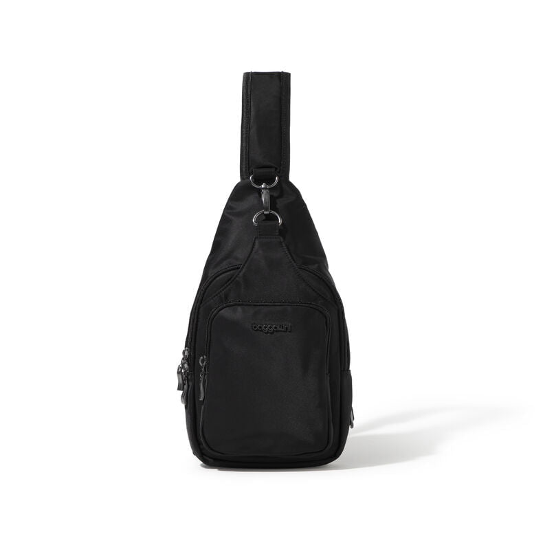 Baggallini Manhattan Central Park Crossbody Sling Bag for Women - Lightweight, Water-Resistant, Hands-Free Travel & Everyday Use