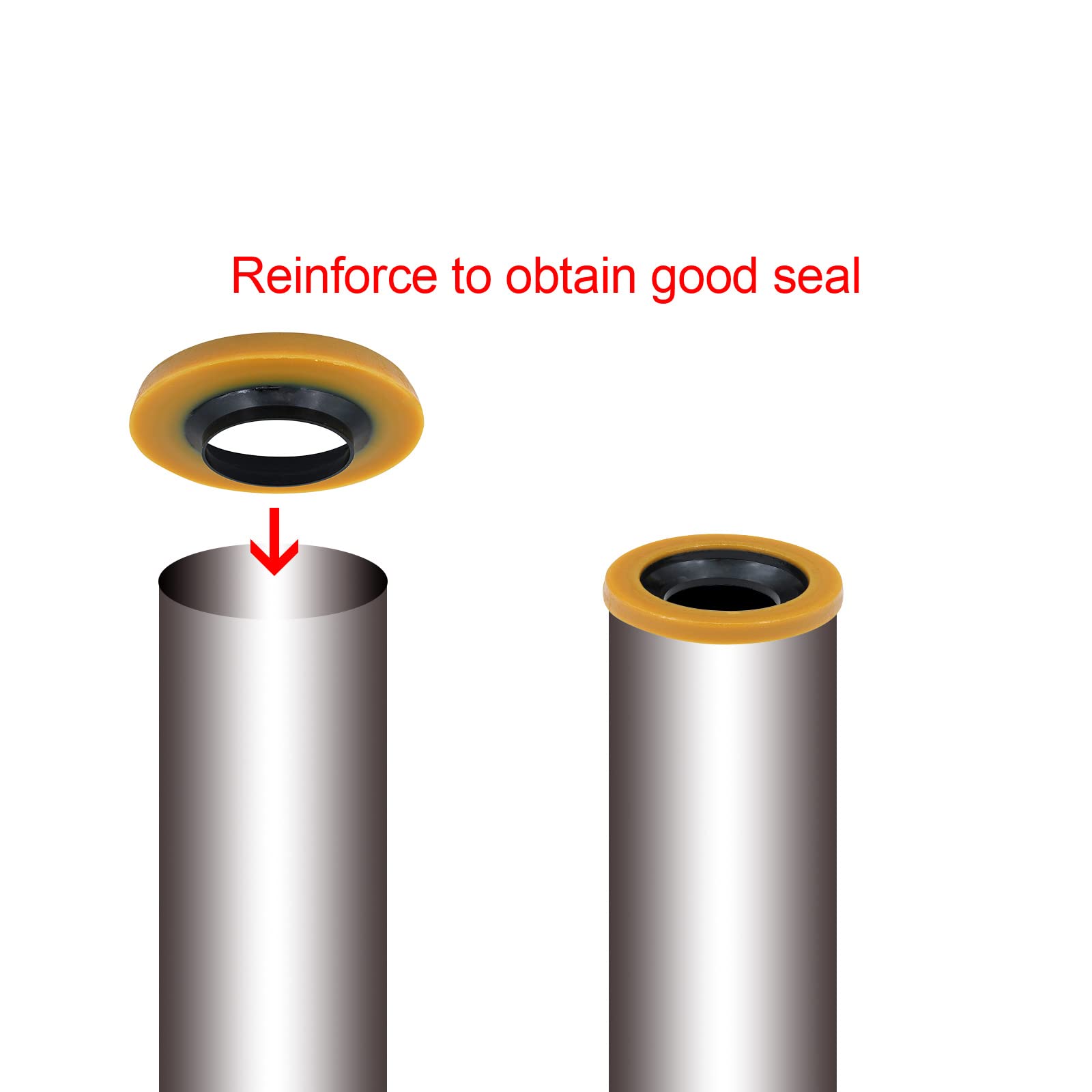 Thick Wax Ring Toilet Seal Kit with Brass Closet Bolts, PE Flange & Retainers - Waterproof, Odor-Proof Toilet Bowl Gasket for Secure Installation | Perfect for Bathroom Renovations & Plumbing Repairs