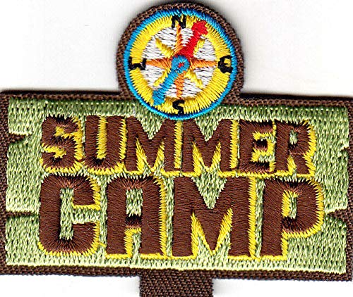Scouts Iron On Patches for Summer Camp - Custom Embroidered Badges for Girl & Boy Scouts - Perfect for Camping, Hiking & Outdoor Adventures