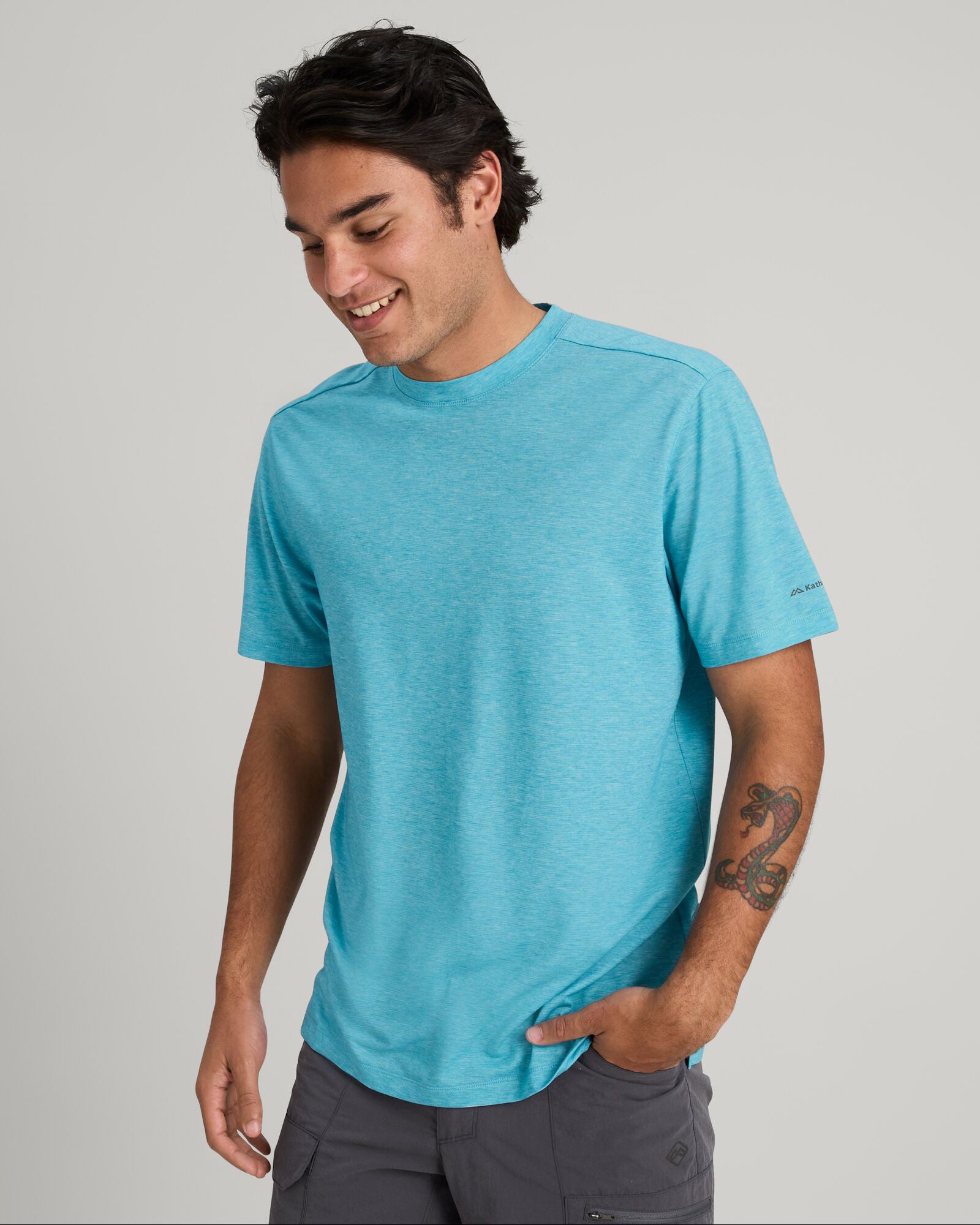 WELL.DER.NESS Men's Short Sleeve T-Shirt for Casual Wear - Breathable Cotton Tee for Summer, Gym, and Everyday Outfits