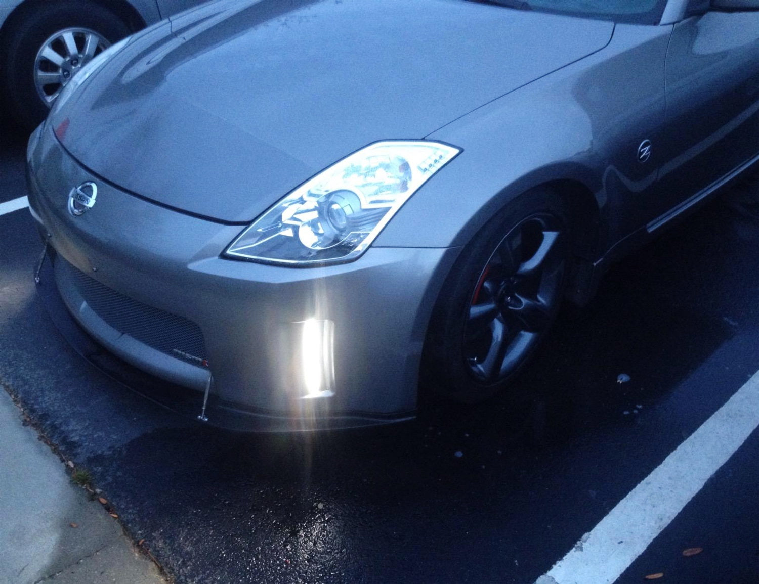 370Z Style White LED Daytime Running Lights - Direct Fit for 2006-2009 Nissan 350Z LCI - Upgrade Headlights for Better Visibility & Style (Perfect for Night Driving & Car Shows)