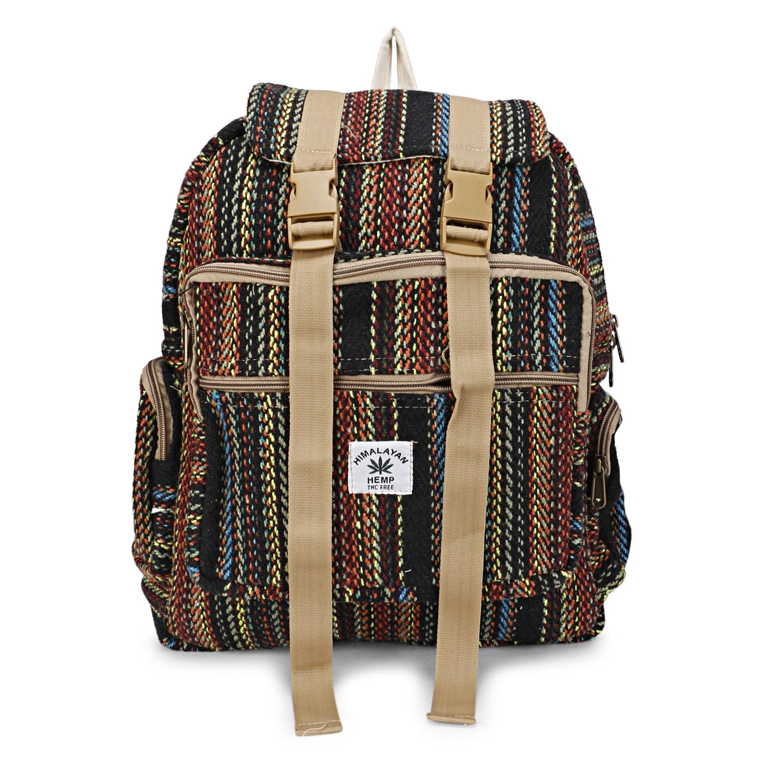 Premium Himalayan Hemp Laptop Backpack & Travel Bag - Eco-Friendly 15.6