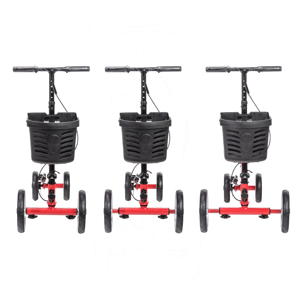 Drive Medical Nitro Glide Knee Walker - Lightweight & Adjustable Mobility Scooter for Post-Surgery Recovery, Leg Injury, or Foot Pain Relief - Ideal for Indoor & Outdoor Use