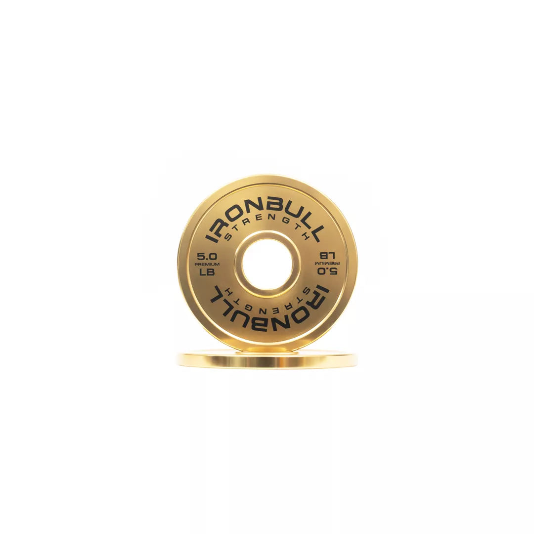 Premium Gold Plates and Weight Sets (LB) - Perfect for Gym, Home Workouts, and Strength Training