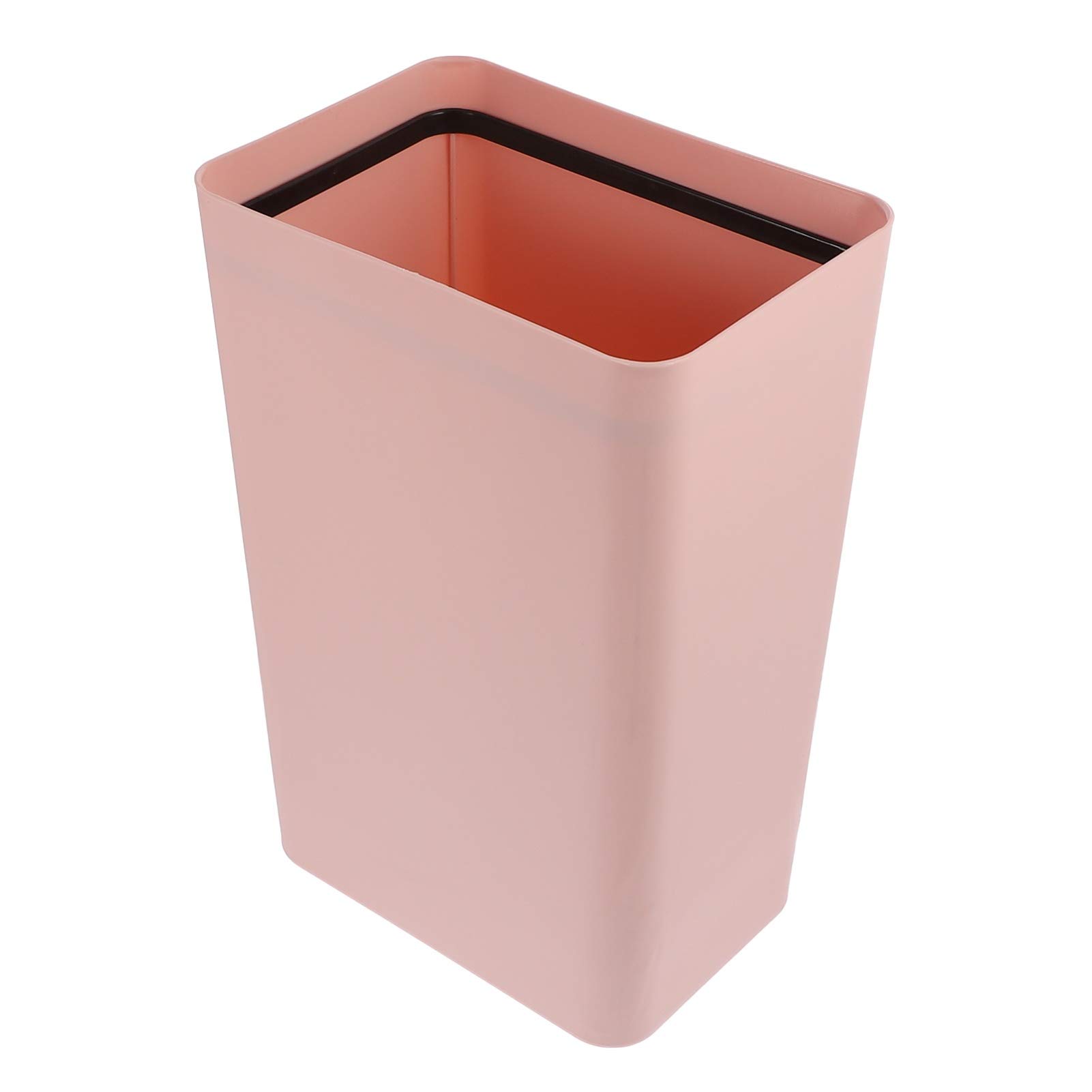 BESPORTBLE 1-Piece Open Plastic Trash Can - Small Waste Basket for Bedroom, Bathroom, Office & Kitchen - Durable Dustbin & Garbage Container for Home Use