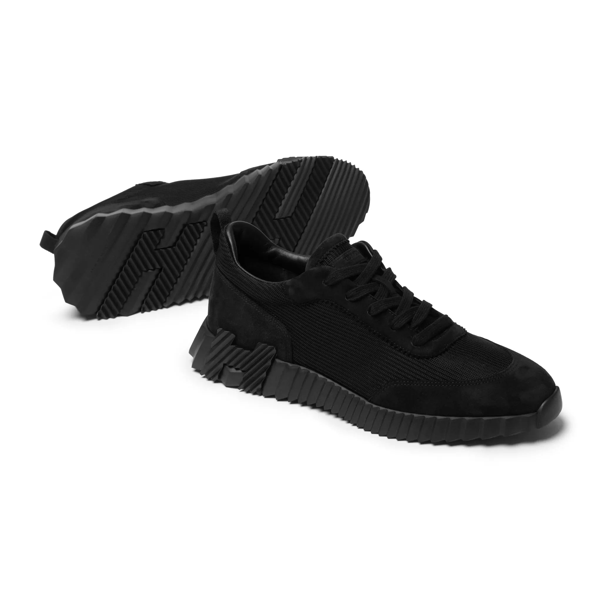 Hermès Paris Triple Black Bouncing Sneakers - Luxury Men's & Women's Casual Shoes for Running, Walking & Streetwear Fashion