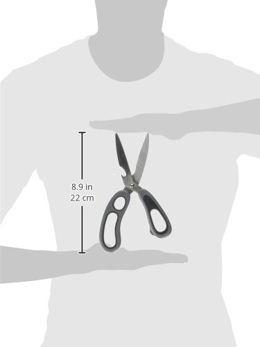 Premium Stainless Steel Kitchen Scissors - Heavy Duty Food Shears for Cutting Meat, Poultry, Herbs & Vegetables | Ergonomic Safe-Grip Handles | Dishwasher Safe | Perfect for Cooking, Meal Prep & Crafting