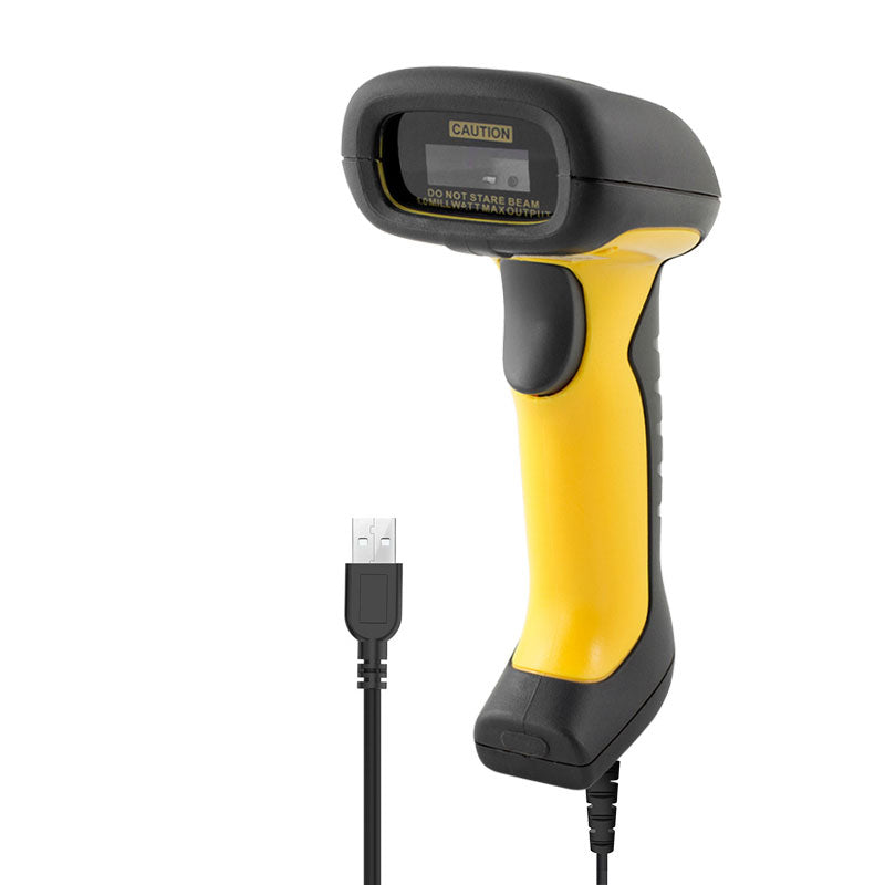 NT 1202 Industrial USB 2D Barcode Scanner - High-Speed QR Code Reader for Retail, Warehouse & Logistics | Durable Barcode Scanner for Inventory Management, Shipping & POS Systems