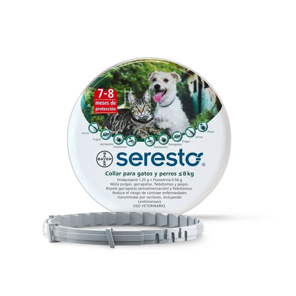 Seresto Flea and Tick Collar for Dogs and Cats - 8 Month Protection, Waterproof, Vet Recommended - Perfect for Outdoor Adventures and Home Use