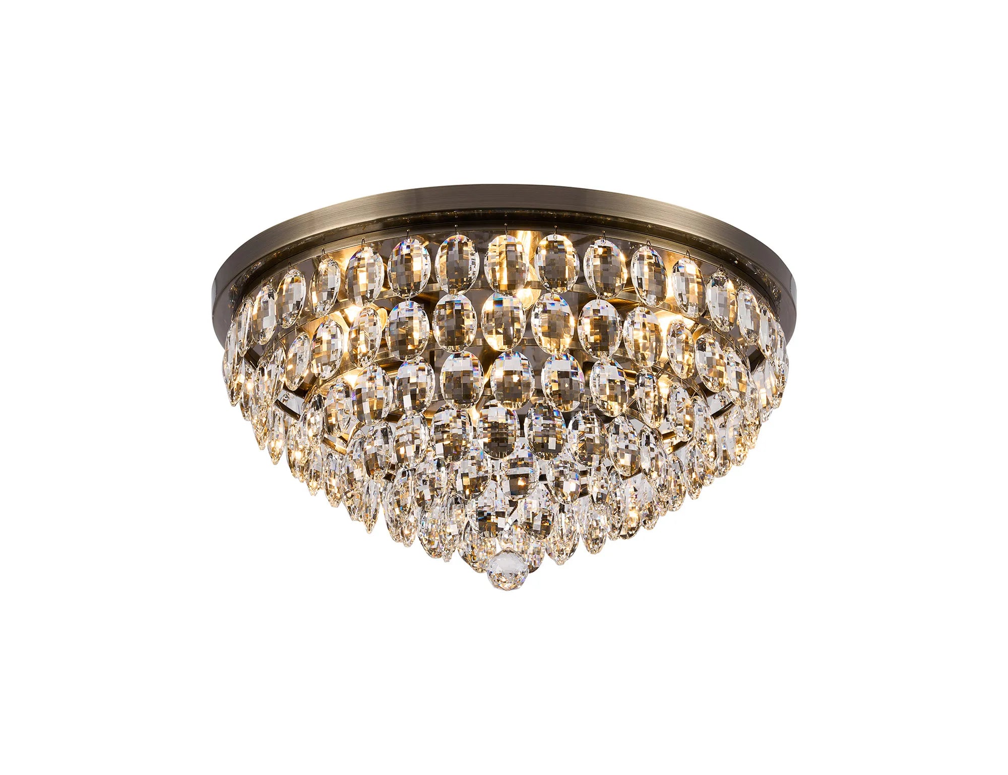 Antique Brass & Clear