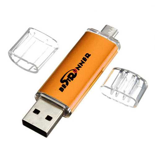 Bestrunner 16GB USB Flash Drive with Micro USB - High Speed OTG Thumb Drive for PC, Smartphones, Android Devices - Perfect for Data Transfer, Backup & File Storage