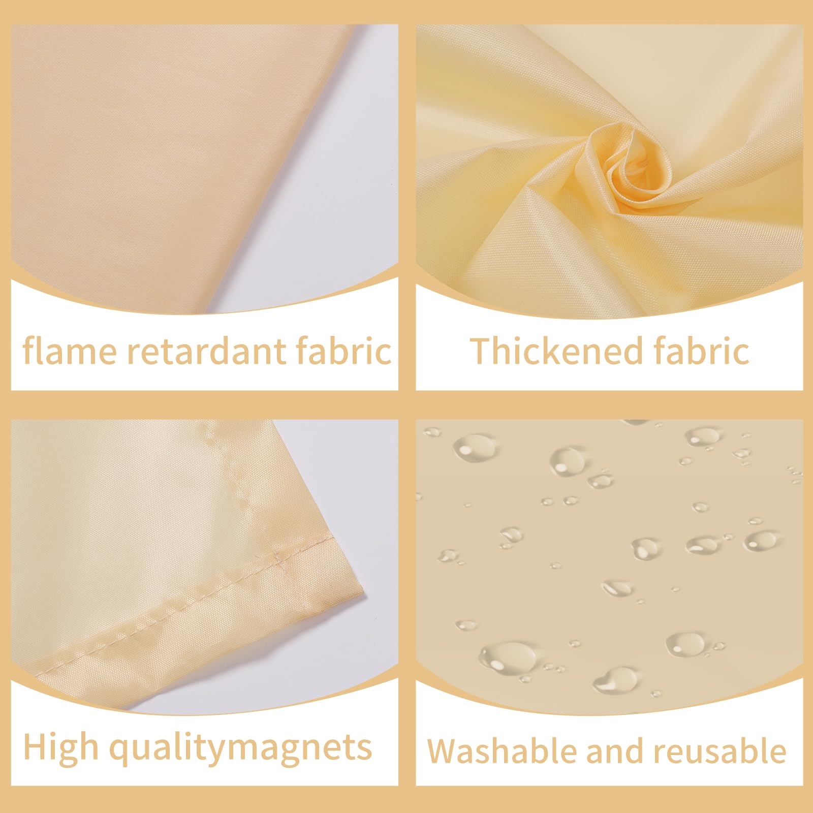 8-Pack Fluorescent Light Covers for Ceiling Lights - 4x2 Feet Magnetic Light Diffuser Panels in Warm Yellow - Ideal for Classrooms, Offices, Hospitals & Home Lighting - Reduce Glare & Eye Strain for Better Focus & Comfort