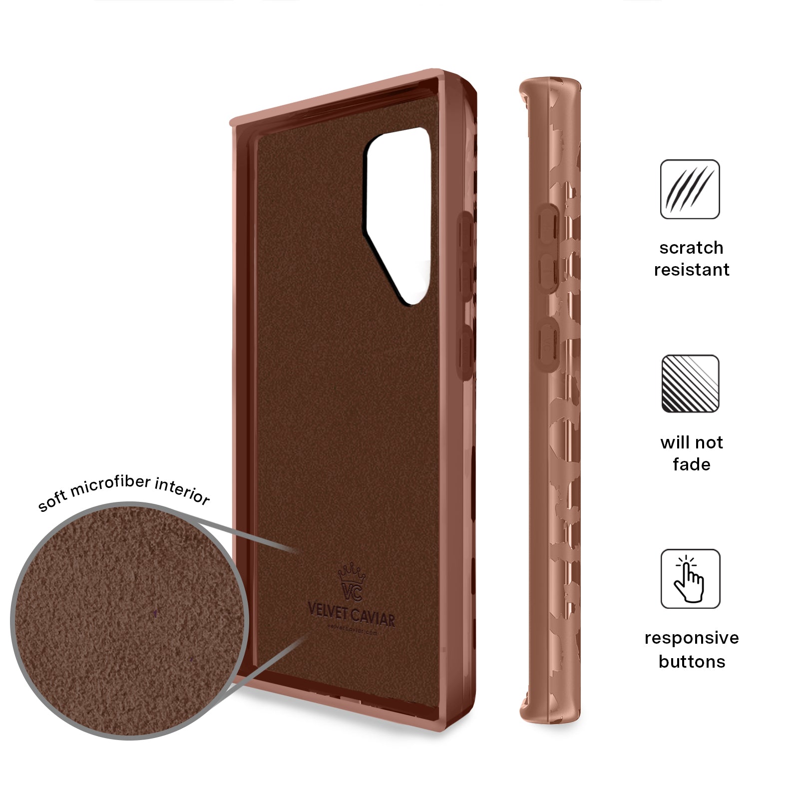 Samsung Galaxy Phone Case - Chocolate Leopard Print Design | Stylish & Durable Protective Cover for Everyday Use & Fashion Statement